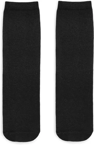 Vista 4 de DOOVID Calcetines de fútbol hasta la rodilla para niños y niñas, calcetines de tubo para uniforme escolar, medias largas