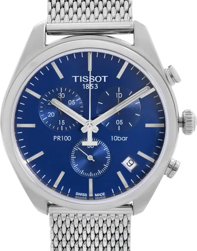 Vista 2 de Tissot Mens PR 100 Chronograph - T1014171104100 BlueSilver One