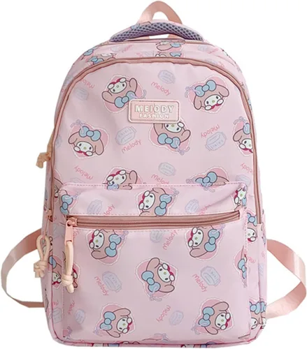 Vista 5 de Roffatide Dibujos animados toda la impresión casual mochila portátil mochila viaje senderismo mochila mochila azul