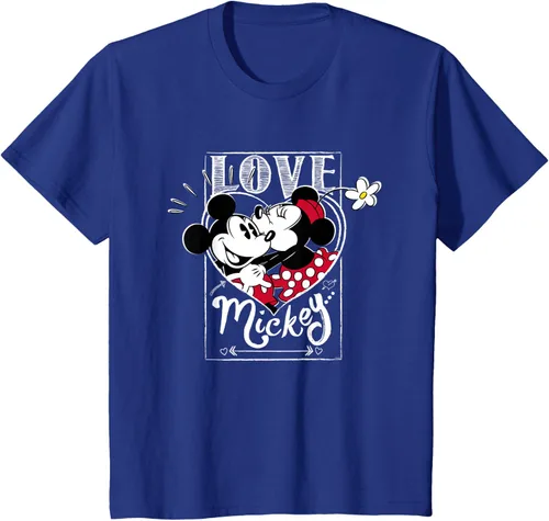 Vista 35 de Disney Mickey & Minnie Mouse Love Mickey - Camiseta para el día de San Valentín