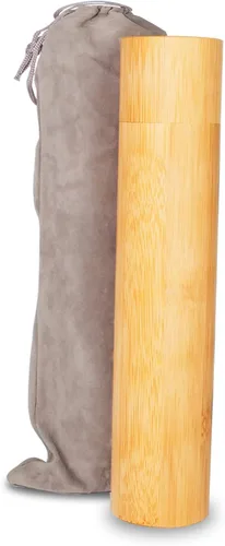 Vista 11 de Juego de 2 urnas pequeñas de bambú para cenizas humanas, ecológicas y biodegradables, tubo de cremación para cenizas de mascotas machos y hembras