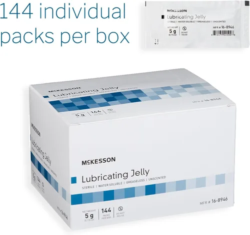 Vista 6 de McKesson - Gel lubricante soluble en agua, 0.18 oz [144 unidades] Lubricante no pegajoso a base de agua, para paquetes individuales estériles