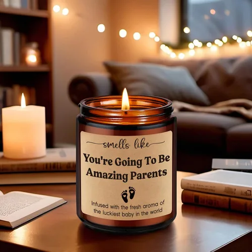 Vista 8 de Velas GSPY, regalos para padres nuevos para parejas, mamá futura ser