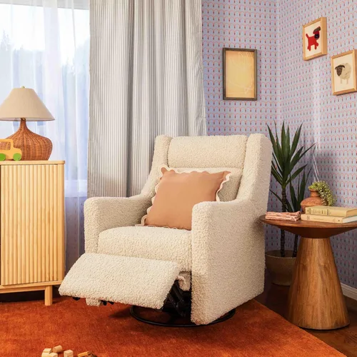Vista 4 de Babyletto Kiwi Plus - Planeador reclinable eléctrico en lazo de peluche