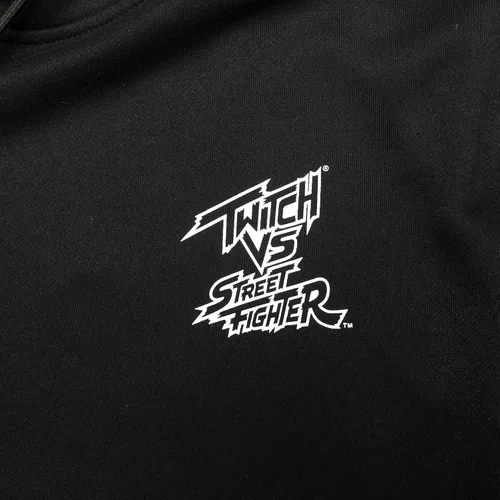 Vista 3 de Twitch x Sudadera con capucha Street Fighter 6