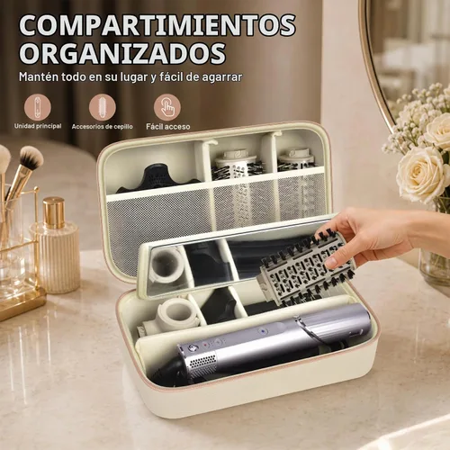 Vista 4 de GWCASE Estuche rígido de viaje para Shark FlexStyle Air Styler con divisor