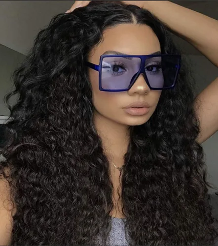 Vista 5 de W&Y YING - Gafas de sol cuadradas de gran tamaño para mujer