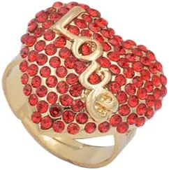 Vista 4 de Giffor Juego de collares de lujo con relleno de oro de 14 quilates para novias, para mujer, aretes de amistad, anillos