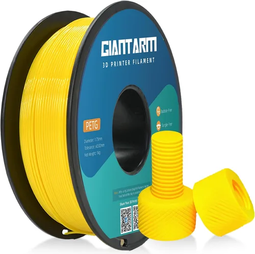 Vista 35 de GIANTARM Filamento PETG, precisión dimensional de 1.75 mm +/-0.02mm, carrete de 1 kg (2.2 libras), embalaje al vacío, para impresoras 3D, verde