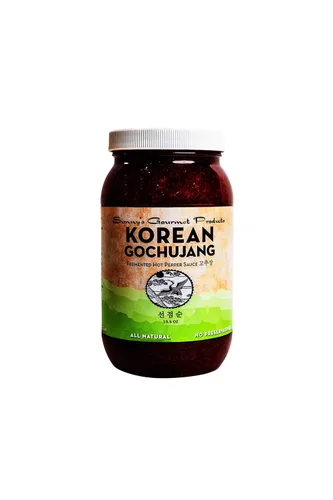 Vista 6 de Sunny's Gourmet Gochujang coreano, salsa de pimiento picante fermentada totalmente natural, sin MSG, Bibimbap, 15.5 onzas (paquete de 2)