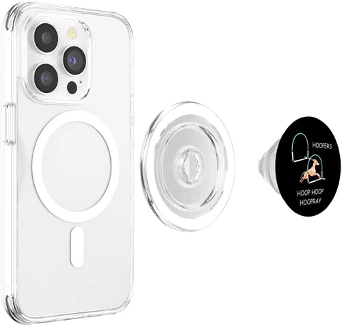 Vista 4 de Dog Agility - Hoopers para perros Greyhound Whippet - Hoop Hoopray PopSockets MagSafe PopGrip para iPhone