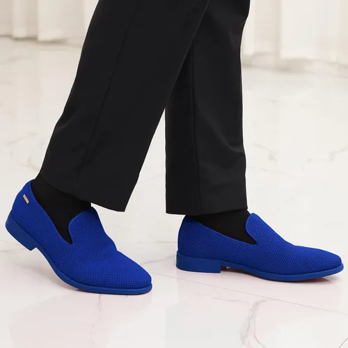 Vista 7 de Dirk Zapatos de vestir para hombre, zapatos de esmoquin sin cordones, mocasines informales, zapatos Oxford a la moda, ligeros