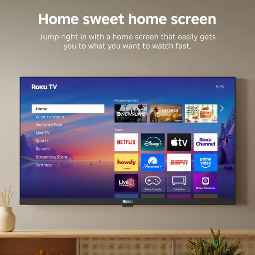 Vista 7 de Roku Smart TV – Serie Select de 24 pulgadas, 720p HD TV – Roku TV con control remoto por voz – Televisión LED de pantalla plana con Wi-Fi