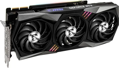 Vista 3 de MSI Tarjeta gráfica para juegos GeForce RTX 3090 24 GB GDRR6X 384-Bit HDMI/DP Nvlink Tri-Frozr 2 amperes Arquitectura OC (RTX 3090 GAMING X TRIO 24G)