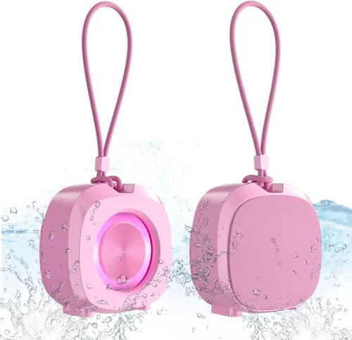 Vista 12 de Altavoz Bluetooth Reproductores multimedia portátiles, sonido estéreo claro y fuerte, altavoz inalámbrico de graves profundos con luces TWS IPX5
