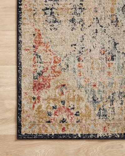 Vista 5 de Loloi Jocelyn Collection JOC-07 - Alfombra de pasillo de 2 pies 3 pulgadas x 7 pies 6 pulgadas, diseño caqui/multicolor, 0.38 pulgadas de grosor