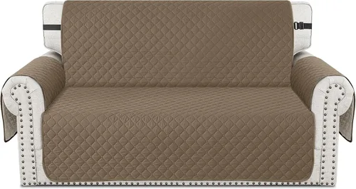 Vista 34 de XINEAGE Funda para Sillón Reclinable Resistente al Agua, Fundas Antideslizantes para Silla Reclinable con Bolsillos, Fundas Acolchadas Gruesas