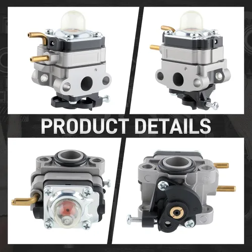 Vista 3 de 753-06258 Carburador para Craftsman MTD 316.794011 Soplador para Homelite UT33650 UT33650B para Cub Cadet Tiller para Ryobi RBC430SBSB Desbrozadora
