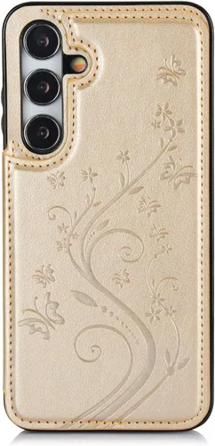 Vista 7 de Asuwish Funda de teléfono para Samsung Galaxy A15 5G/4G con protector de pantalla de vidrio templado, tarjetero con soporte para tarjetero, soporte