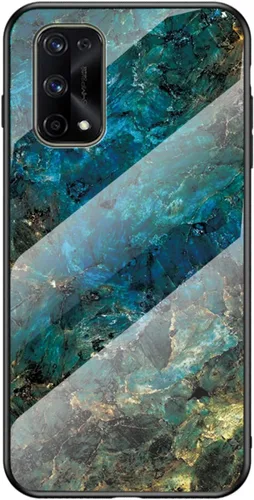 Vista 8 de IVY Funda de mármol de vidrio templado para Oppo Realme X7 Pro Case - C