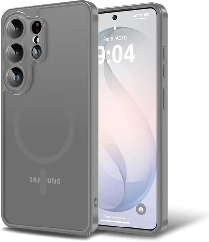 Vista 90 de Funda para iPhone 11 con protector de pantalla, compatible con MagSafe, ultra delgada, translúcida, mate, a prueba de golpes, color negro