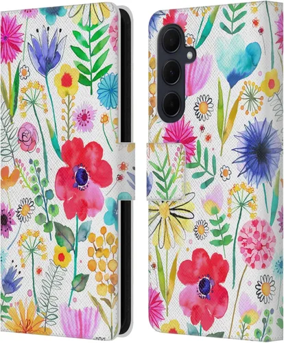 Vista 172 de Head Case Designs Officially Licensed Ninola Butterfly Nature Spring Floral Leather Wallet Case Compatible with Samsung Galaxy A07 4G