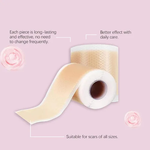 Vista 6 de Scarlette Cinta de colágeno, hojas de colágeno Scarlette para cicatrices y arrugas, tiras de silicona para eliminar cicatrices para mujeres
