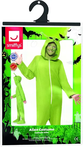 Vista 7 de Smiffys - Disfraz de alienígena verde unisex