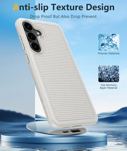Vista 748 de FNTCASE Funda para iPhone 17 Pro: Fundas delgadas translúcidas de color azul claro compatibles con MagSafe, protección completa de la cámara