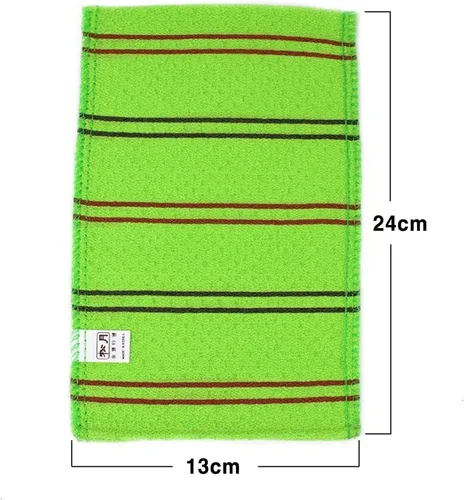 Vista 2 de SongWol - Paquete de 10 toallas de baño exfoliantes para baño y ducha, de piel coreana, grandes, ropa de lavado para exfoliantes, hechas en Corea