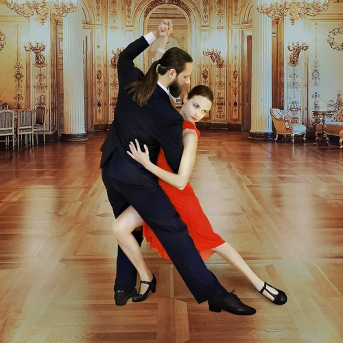 Vista 6 de Zapatos de baile de salón negros Zapatos de carácter de cuero para hombres Salsa Latin Tango Dancing