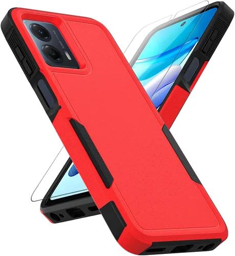 Vista 21 de Funda para Moto G 5G 2023 / Moto G Power 5G 2023: funda protectora de doble capa de servicio pesado resistente para teléfono celular a prueba