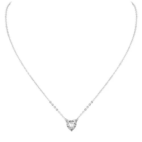 Vista 7 de Gargantilla simple para mujer, gargantilla con dije de corazón, collar de moda, collar de novia, joyería para mujer