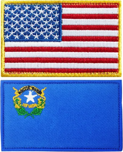 Vista 23 de stidsds Paquete de 2 parches bordados con la bandera de Estados Unidos de Alabama Alabama, bandera de Estados Unidos, bandera de Estados Unidos