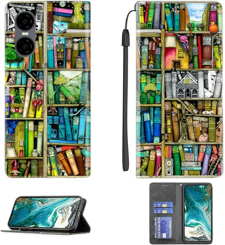 Vista 201 de Aroepurt Funda para UMIDIGI G1 Plus compatible con UMIDIGI G1 Plus Funda para teléfono Funda de piel sintética con función atril magnética CPT15