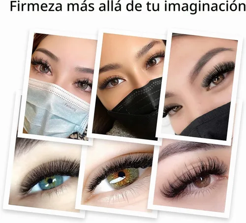Vista 7 de Extensiones de pestañas de 0.001 in de grosor, extensiones de pestañas de volumen, rizo CC, mezcla de pestañas de 0.276-0.591 in, pesta como pelo a