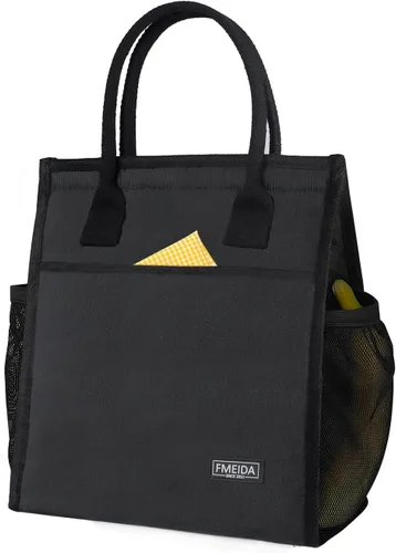 Vista 9 de Bolsa de Almuerzo Aislada para Mujeres, Bolsas de Almuerzo Pequeñas de 6.75L con Múltiples Bolsillos, Bolsa Térmica Reutilizable para Trabajo