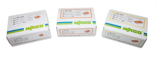 Vista 2 de WAGO 221 LEVER-NUTS 175 piezas, paquete de surtido de conectores de cable