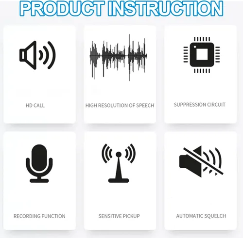 Vista 3 de Sistema de intercomunicación de altavoz de ventana, micrófono de intercomunicación de doble manera an-ti-interferencia, sonido claro y fuerte/efecto