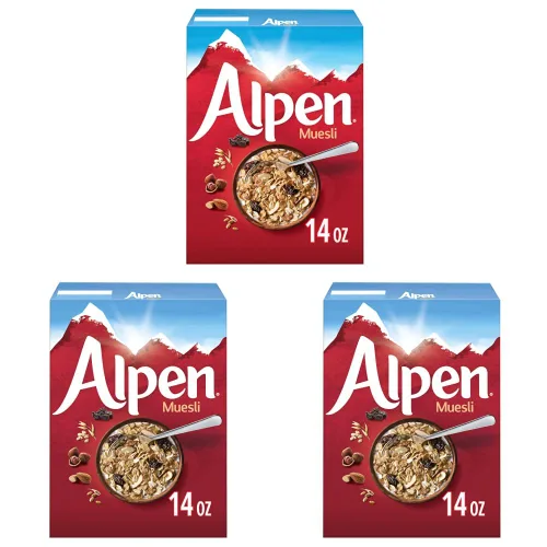 Vista 8 de Alpen Cereal original Muesli, caja de 14 onzas