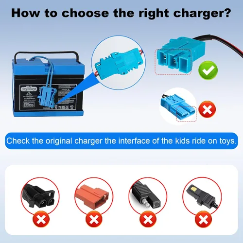 Vista 3 de Reemplazo del cargador de batería de 12V compatible con Peg Perego