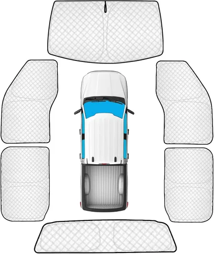 Vista 97 de KMF 6 piezas de parasoles gruesos para Mazda 3 Hatchback (No Sedán) 2014-2018 Accesorios, parasoles completos para parabrisas y ventanas de coche