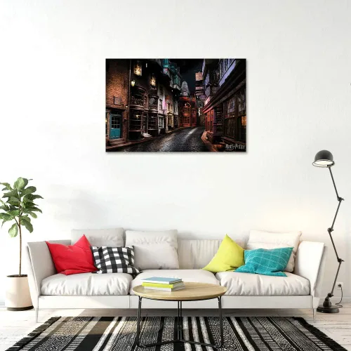 Vista 3 de Harry Potter - Póster impreso (Callejón Diagon) (tamaño: 36 x 24 pulgadas)