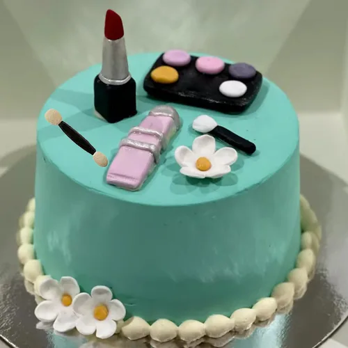 Vista 3 de Moldes de silicona con temática de maquillaje, moldes para fondant, para besos, labios, lápiz labial, perfume, pestañas, cepillo para decoración