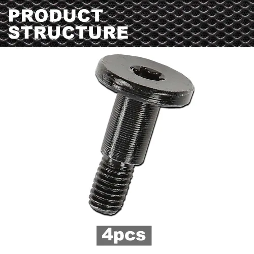Vista 8 de CNNELL Tornillos de tapa para portón trasero, color negro, 4 unidades, compatibles con F150 2008-2014, excluyendo Flareside/Fit 2005-2015 Ford F250