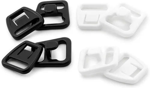 Vista 5 de Dritz Pinzas para sujetador superior para mujer, negro, blanco, 3 8 pulgadas de EE. UU
