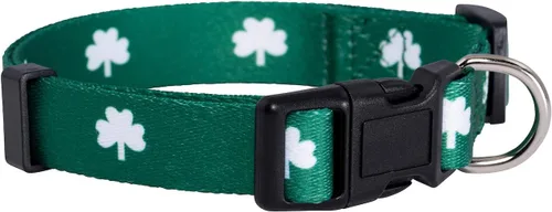 Vista 39 de Native Pup Collar de Perro con Bandera Americana - Rojo, Blanco y Azul - Collares Patrióticos para el 4 de Julio, EE.UU. - Ajustable para Perros
