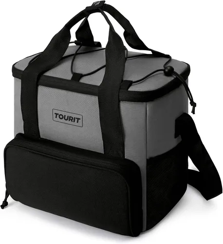 Vista 16 de TOURIT Bolsa de enfriador suave pequeña aislada, bolsa de enfriador de almuerzo de 24/35/46 latas, caja de hielo, enfriadores portátiles y a prueba
