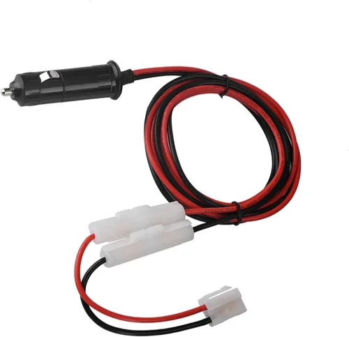 Vista 5 de Encendedor de cigarrillos de coche, cable de alimentación en forma de T, encendedor de cigarrillos, doble, cable resistente a altas temperaturas