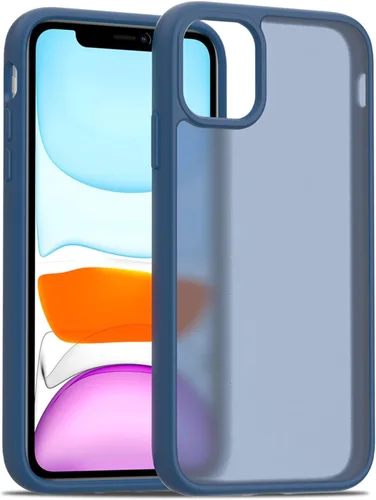 Vista 73 de TENOC Funda para teléfono compatible con iPhone 11, color negro, antihuellas, antigolpes, mate, para 6.1 pulgadas